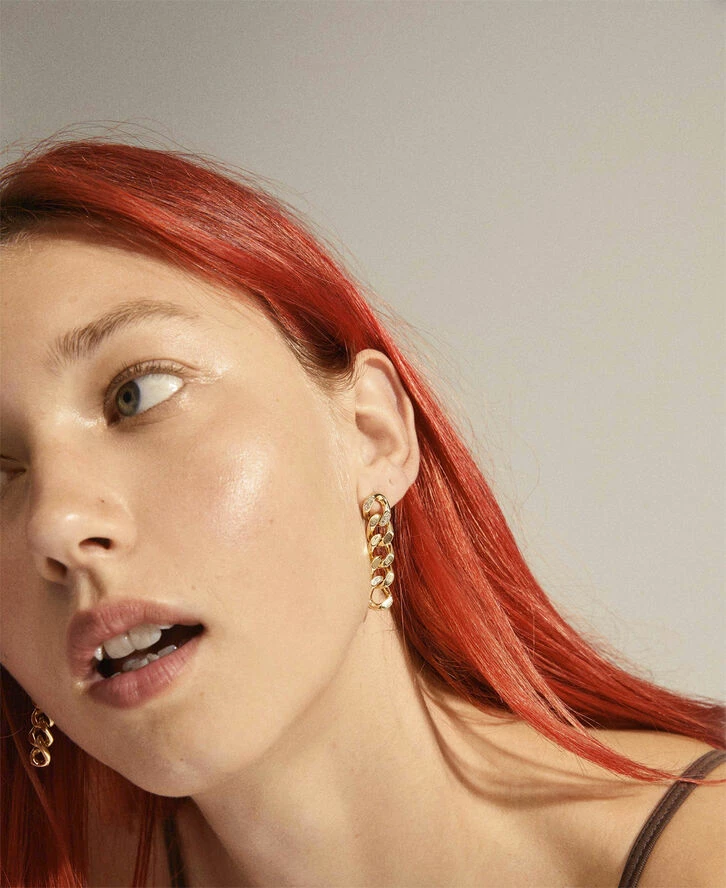 Pilgrim Øreringe : Cecilia : Guldbelagt : K - Billede 3